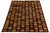Modern Geometric Grid Hand-Knotted Wool Area Rug in Deep Burgundy & Earth Tones For Sale - Image 9 of 12