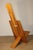 Brutalist Sculptural Lounge Chair in Elm, 1980s For Sale - Image 4 of 18