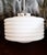 Silver Art Deco Pendant Light in Opaline Glass, 1920s For Sale - Image 8 of 11