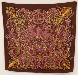 Hermès Charmante Aux Animaux Silk Scarf Faivre Annie 2010