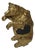 Gabriella Crespi, Bear Figure, 1974, Bronze and Murano Glass For Sale