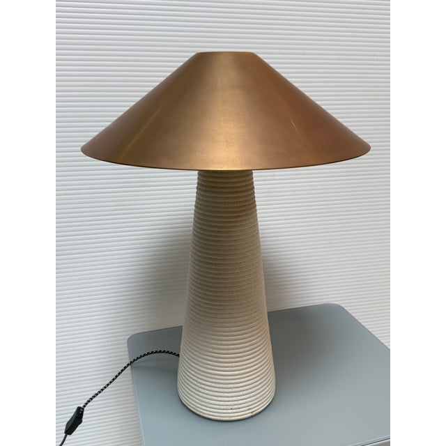 Design Plus Gallery presents the Porous White Miramar Accent Lamp by Kelly Wearstler for Visual Comfort Signature. The...
