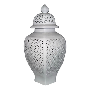Reticulated Ginger Jar With Lid