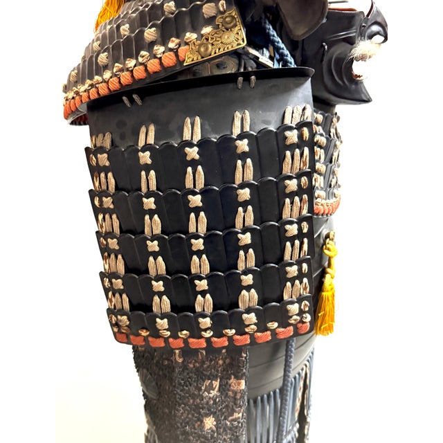 Showa-Period Japanese Samurai Armor (Yoroi), with Paulownia Crest, Post-WWII For Sale - Image 16 of 18