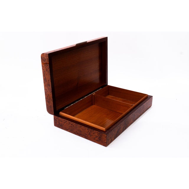 Maple Wood Cigarettes Box, Vienna, Austria, 1950s For Sale - Image 9 of 14