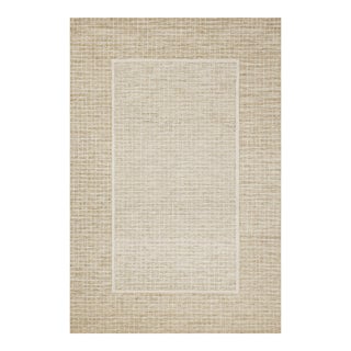 Chris Loves Julia x Loloi Briggs Wheat / Ivory 7'-9" x 9'-9" Area Rug For Sale