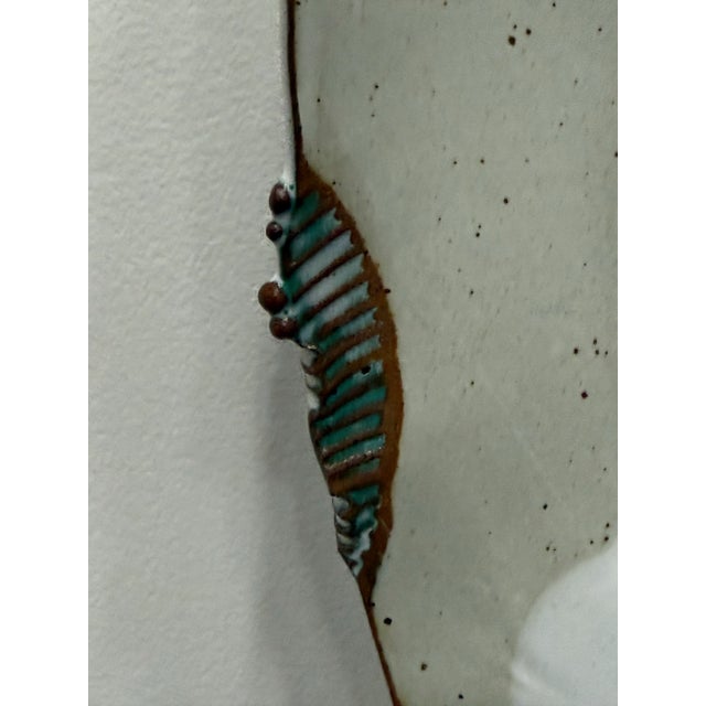 For you consideration: Hanging Vintage Studio Pottery decorative charger