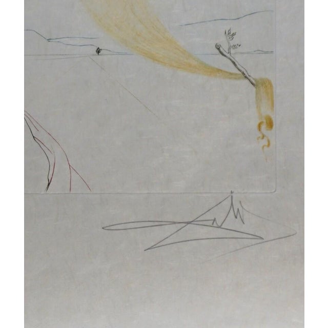 Abstract 1970s Dali Arnella the Golden Fleece Hand Signed Numbered Surrealism Art For Sale - Image 3 of 3