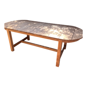 McGee & Co. Linwood Teak Extension Outdoor Dining Table — Retail $4,595