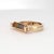Twistable 14k Yellow Gold Diamond Multi Sapphire Ring 0.27 Carats Size 6.75 For Sale - Image 14 of 18