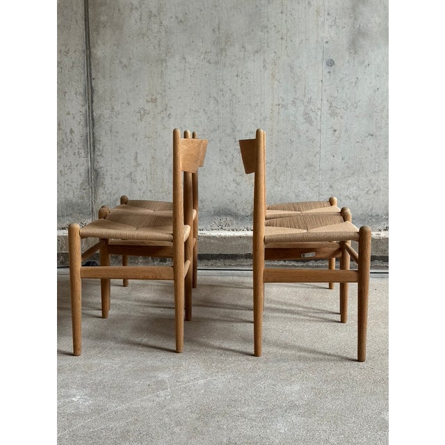 Carl Hansen & Søn CH36 Dining Chairs by Hans J Wegner for Carl Hansen & Son, 1960s, Set of 4 For Sale - Image 4 of 10
