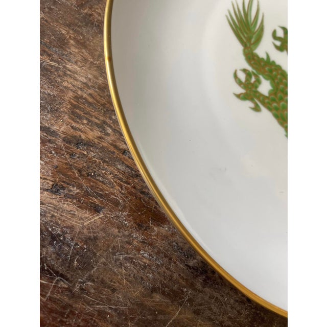 Ceramic House of Goebel Green Dragon Fine Porcelain 10.5” Plate For Sale - Image 7 of 7