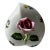 Herend Heart Shaped Box With Rose Top For Sale