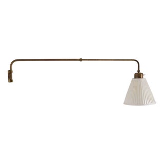 Mid-Century Scandinavian Swivel Arm Wall Lamp, 1940s For Sale