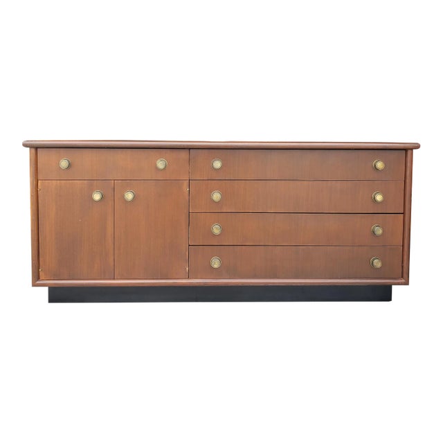 Vintage 1950's Edward Wormley for Dunbar Lacquered Mahogany Chest For Sale