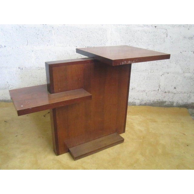 Vintage Modernist Art Deco Table For Sale - Image 4 of 7