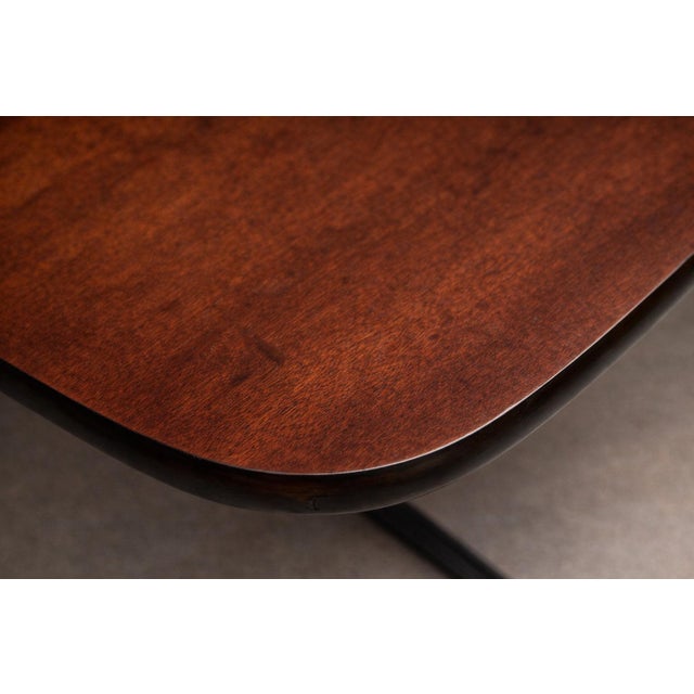 Geraldo de Barros “Torm” Conference Dining Table in Chrome & Brazilian Rosewood (Jacaranda), Brazil, 1970s – Lot 7 For Sale - Image 15 of 17