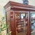 Antique Mahogany Glass-Door Bookcase For Sale - Image 6 of 11