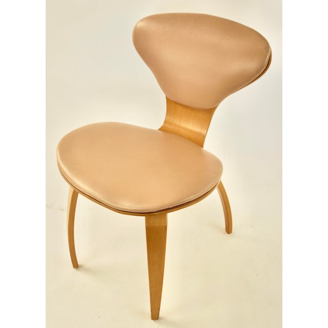 Mid 20th Century Norman Cherner Attributed Side Chair With Upholstered Seat & Back in the Style of Norman Cherner For Sale In Miami - Image 6 of 11