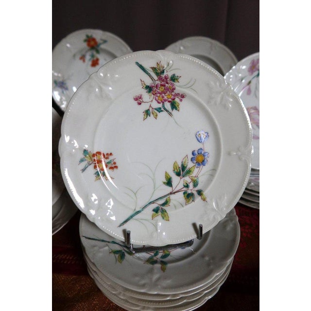 Porcelain Table Service from Maison Pouyat Limoges, Set of 57 For Sale - Image 3 of 13