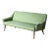 Mid-Century Danish Modern 1950's 3-Seat Sofa in Teak and Wool For Sale