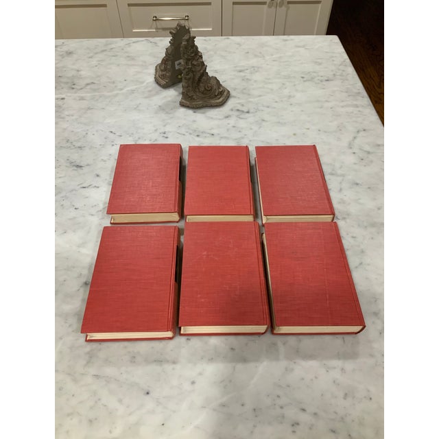 Red Winston Churchill the Second World War – Complete 6‑Volume Set, Houghton Mifflin, Mid‑Century - A Must Have for World War II Buffs & Collectors! For Sale - Image 8 of 11