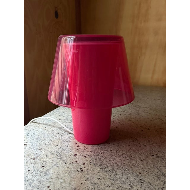 1990s Vintage Gavik Pink Lamp by Helena Svensson for Ikea, 1990s For Sale - Image 5 of 14