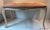 Vintage French Provincial Pink Needlepoint Vanity Bench For Sale - Image 10 of 12