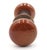 Vintage reddish brown ceramic passage door knobs paired with one cast iron rosette. The original mounting screws are not...