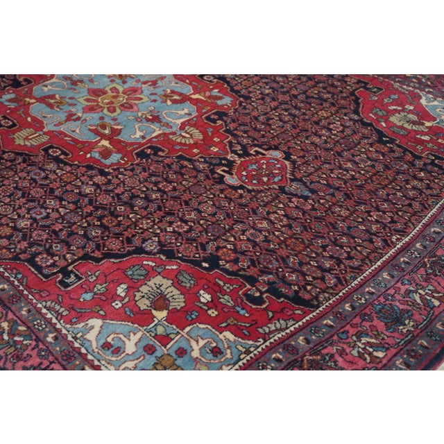 Antique Bidjar Rug 4'9'' X 7'1'' For Sale - Image 4 of 7