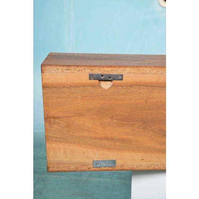 Minimalist Walnut Wall Console For Sale - Image 17 of 18