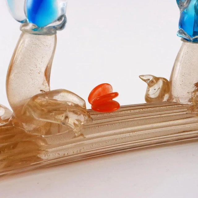Vintage Sculpture in Murano Glass For Sale - Image 6 of 8