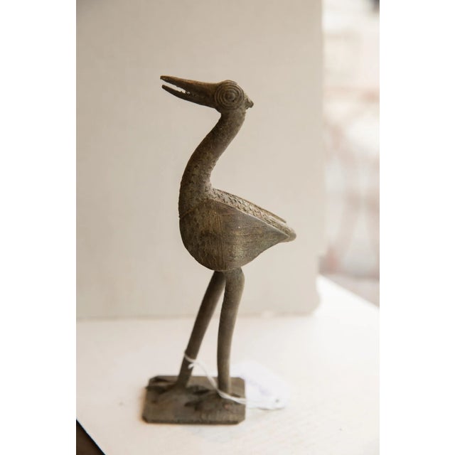 Vintage African Bird Sculpture For Sale In New York - Image 6 of 7