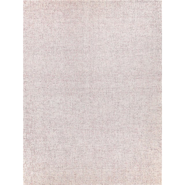 Textile Exquisite Rugs Caprice Tufted New Zealand Wool & Cotton Pink/Ivory Rug-6'X9' For Sale - Image 7 of 7