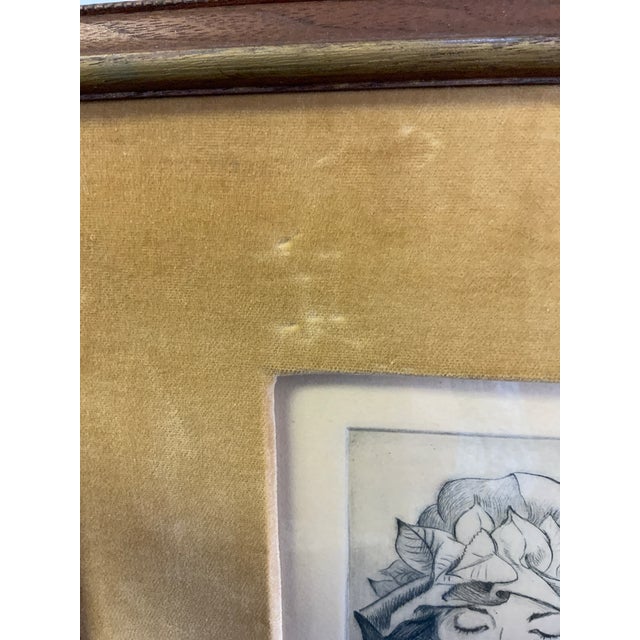 20th Century Milton R. Bellin Etching Titled “My Loving Wife Thorne” For Sale In New York - Image 6 of 10