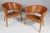 Model ND82 Lounge Chairs in Full Grain Leather and Oak by Nanna Ditzel, 2010s, Set of 2 For Sale - Image 3 of 9