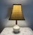 Beautiful Mid-Century Modern Danish Modern style table lamp by Leviton, featuring a sophisticated combination of ceramic...