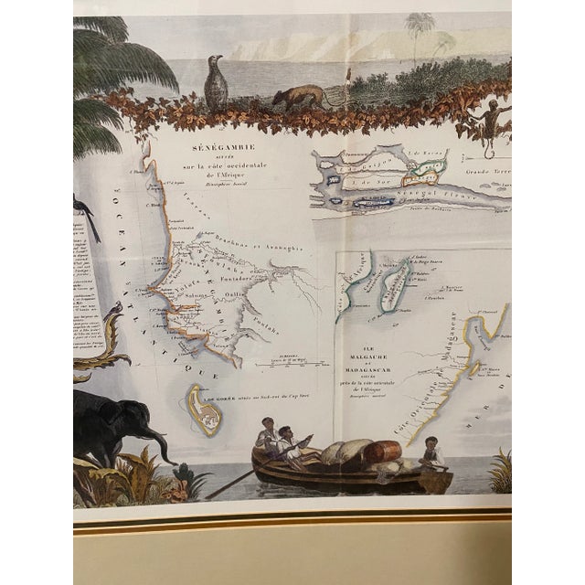 Vintage Map Island French Prints, Pair For Sale - Image 4 of 5