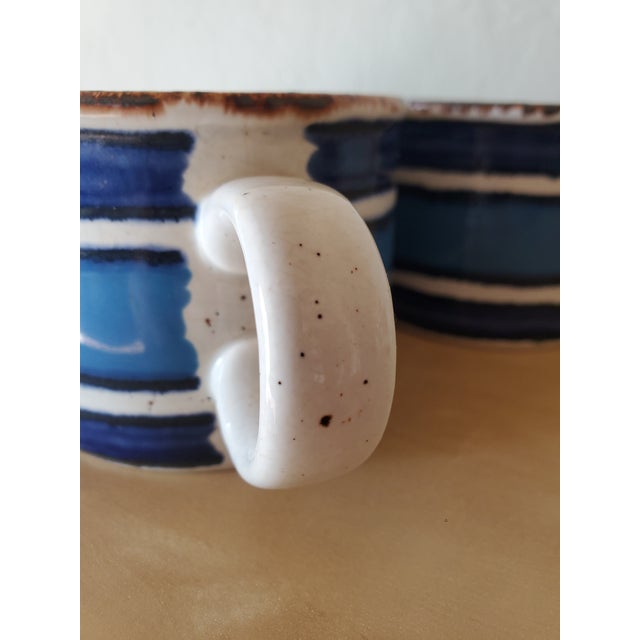 Staffordshire Vintage Midwinter Staffordshire Moon Stonehenge Mug Set - Set of 4 For Sale - Image 4 of 5