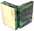 Italian Green & Plum Specimen Marble Box, Alabaster Interior, Florence, 1970s For Sale - Image 10 of 15