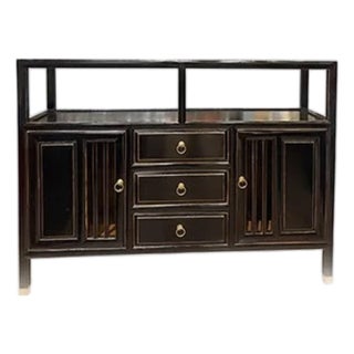 1990s Western Lacquer Stand Sideboard For Sale