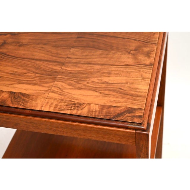 Art Deco Burr Walnut Side Table, 1930s For Sale - Image 6 of 7
