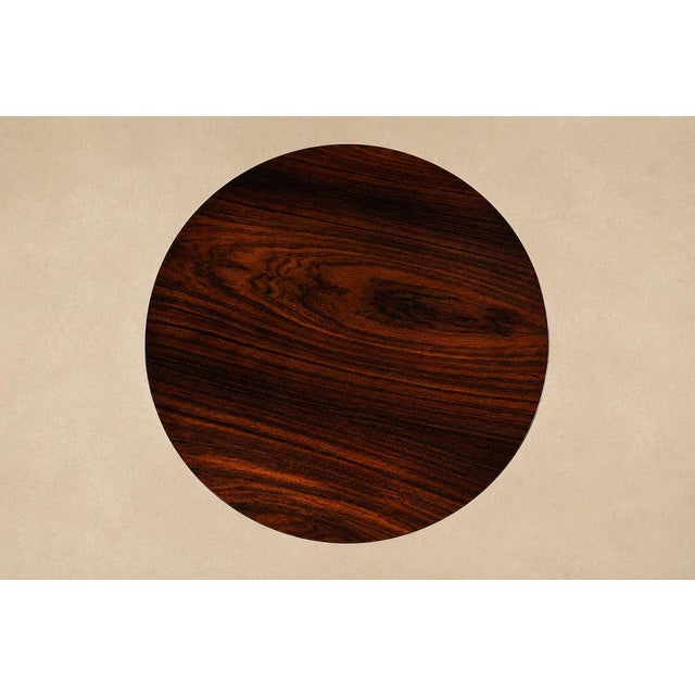 Brazilian Modern Rosewood Round Dining Table by Celina Decorações, 1960s For Sale - Image 11 of 16
