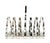Vintage English Olde Hall Stainless Steel 6-Slice Toast Rack – Mid-Century Modern / English Traditional For Sale In Houston - Image 6 of 14