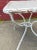 White Painted 1920s French Bistro Table For Sale - Image 9 of 12