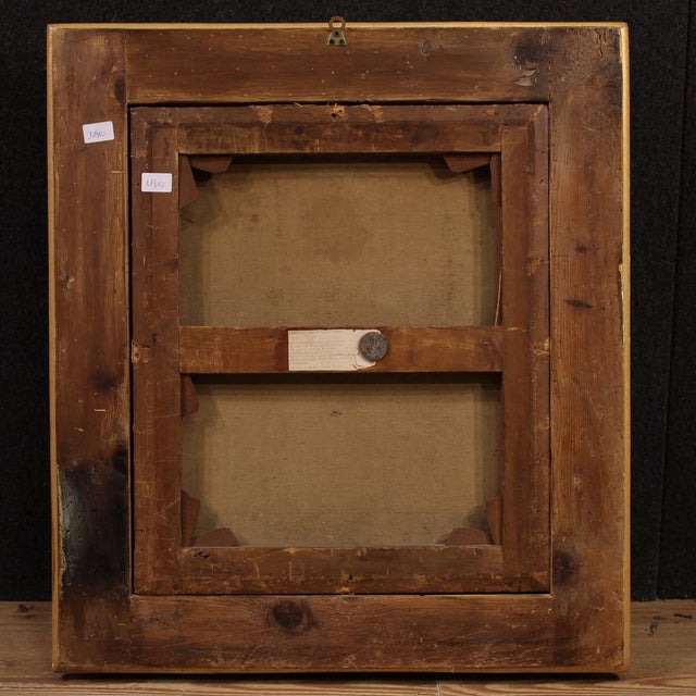 Venetian School Artist, Architectural Capriccio with Figures, 1760, Oil on Canvas For Sale - Image 14 of 16