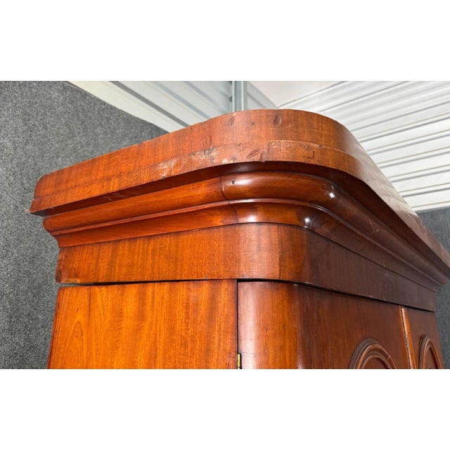 19th Century Mahogany Two-Door Wardrobe For Sale - Image 13 of 18