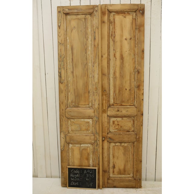 Late 19th Century Late 19th Century Double French Doors - a Pair For Sale - Image 5 of 5