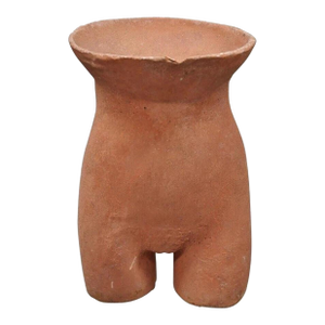 Gary Spradling Style Cast Stone Terracotta Nude Female Torso Sculpture Statue Table