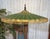 Wood Indonesian Parasol in Wallpaper, Wood and Wool, 1950s For Sale - Image 7 of 17